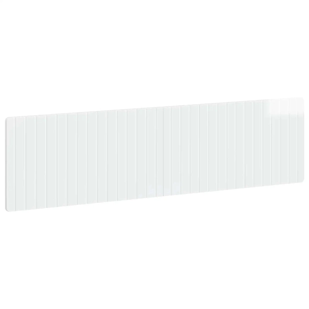 Testiera da Muro ZWOLLE Bianco Lucido Legno ingegnerizzato 896489