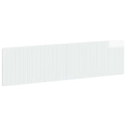 Testiera da Muro ZWOLLE Bianco Lucido Legno ingegnerizzato 896489