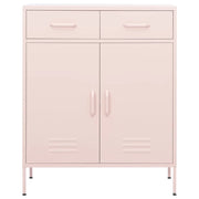 Armadietto Rosa 80x35x101,5 cm in Acciaio 336157