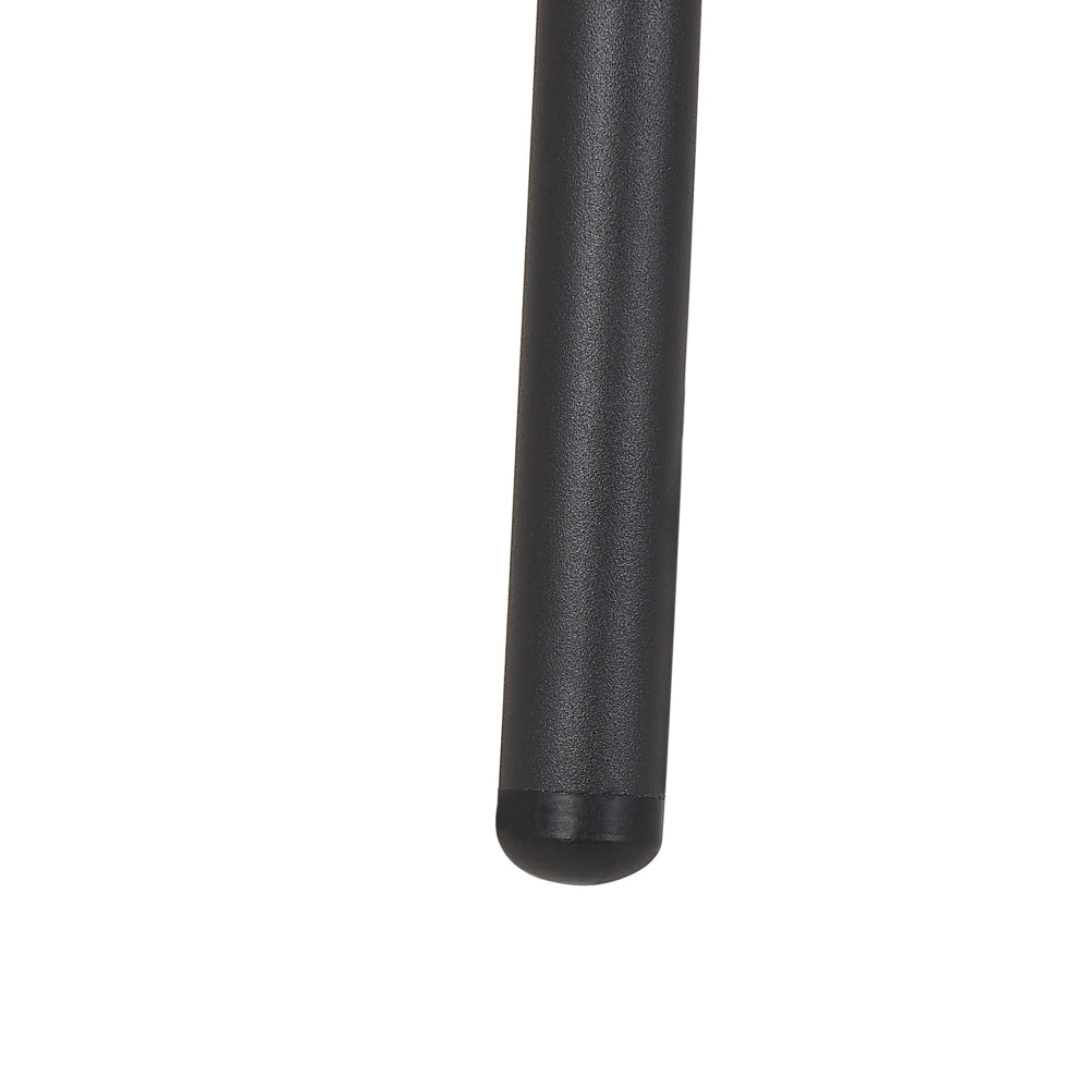 Tavolo da pranzo Piano in legno scuro Gambe in metallo Nero 160 x 90 cm 6 posti rettangolare industriale