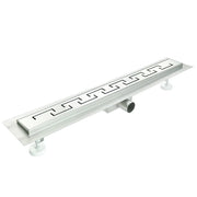 Canalina di scarico doccia in acciaio inox 90 cm mod. Doric