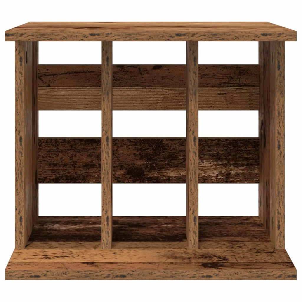 Storage per dischi in vinile Legno antico 42 x 33 x 36 cm 8012840