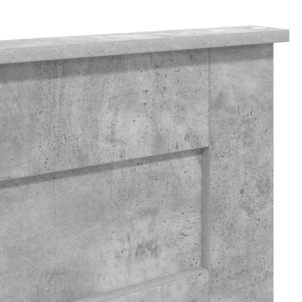 Testiera Grigio cemento Legno ingegnerizzato 888080