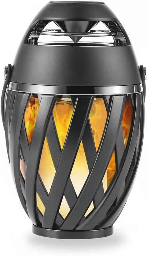 Paralume Bluetooth Waterresistente con Effetto Fiamma LED - Ideale per Camping, Patio e Regali di Compleanno
