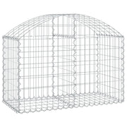 Cesto Gabbione ad Arco 100x50x60/80 cm Ferro Zincato