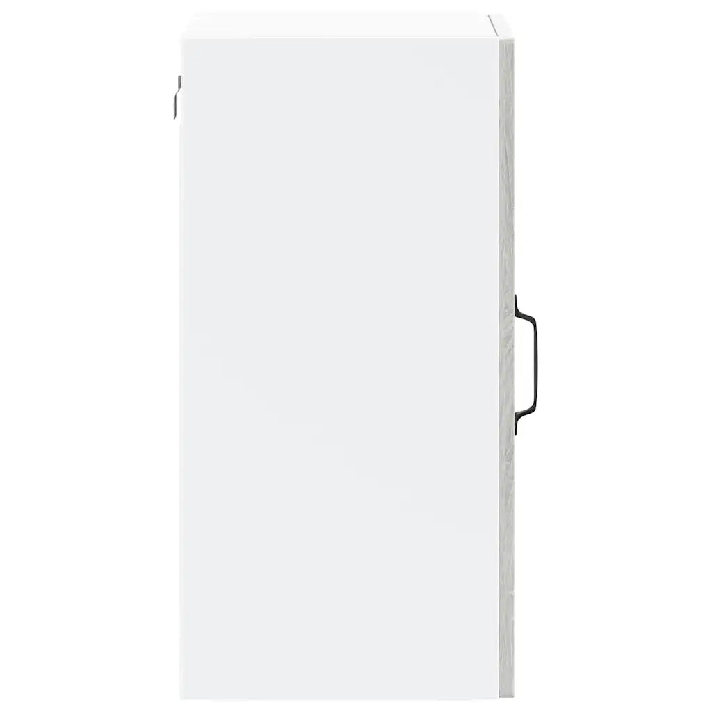 vidaXL Pensile da Cucina con Porta in Vetro Lucca Grigio Sonoma