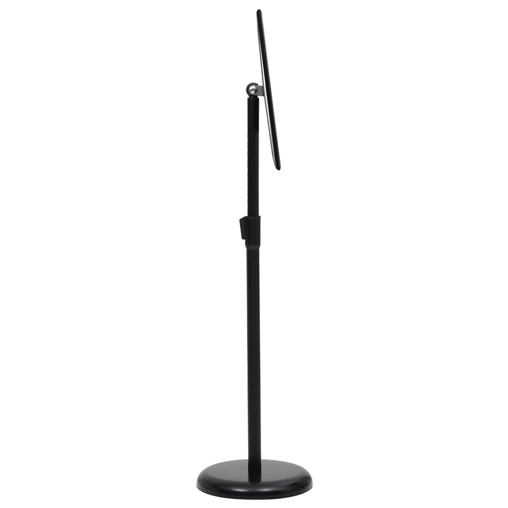 Supporti Pedestal A4 di 2 pz Nero Lega di Alluminio