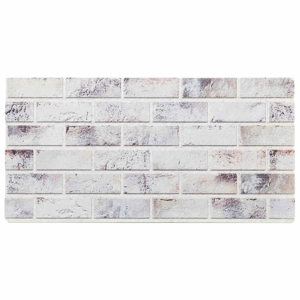 Pannelli da parete 10 pz Grigio Chiaro e Nero 100 x 50 cm CFW9390505