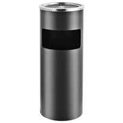 Pattumiera con Posacenere da Albergo 30 L Acciaio Grigio CFW2606586