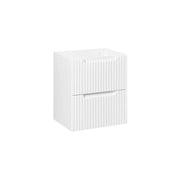 Mobile sottolavabo VANO – 2 cassetti – Bianco alpino – L50 × P39 × H57 cm – Da appendere