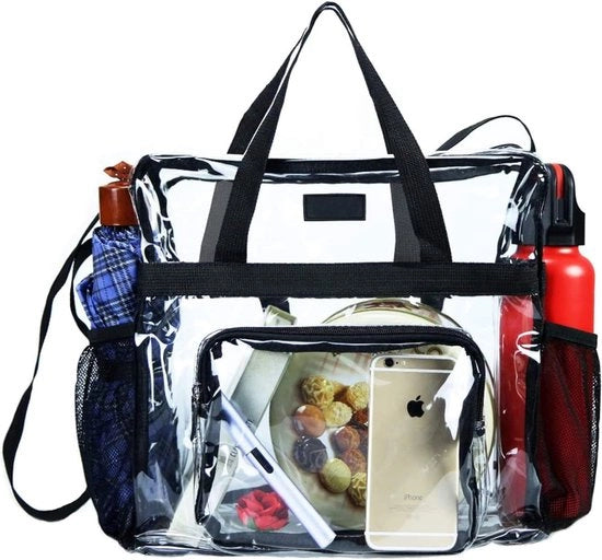 Borsa trasparente per il lavoro, gli sport e gli eventi