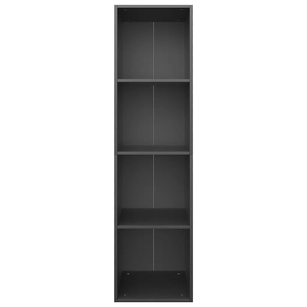 Libreria/Mobile TV Nero 36x30x143 cm in Legno Multistrato 800145