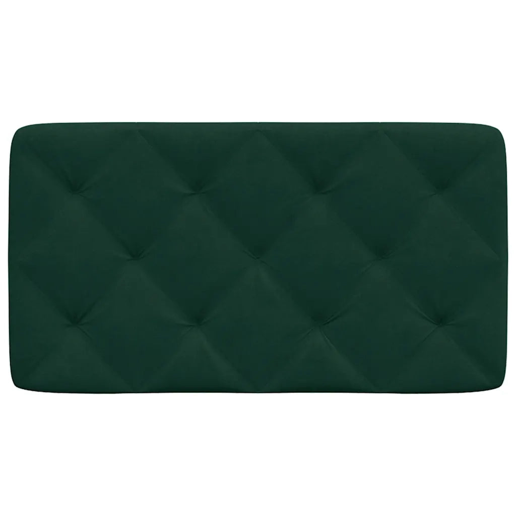 Cuscino Testiera Verde Scuro 80 cm in Velluto CFW9979767