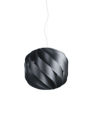 Sospensione Nero in Metallo Cromato Cm. 25 x 23h