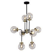 Lampadario Italux Odelia industrial bronzo antico 8xE14 V1009-8