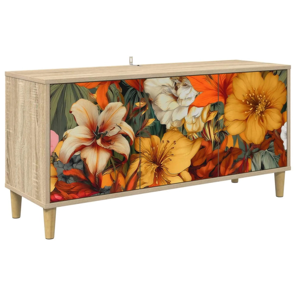 Mobile TV GENNEP 102 x 33 x 50 cm Sonoma Legno ingegnerizzato 8007075