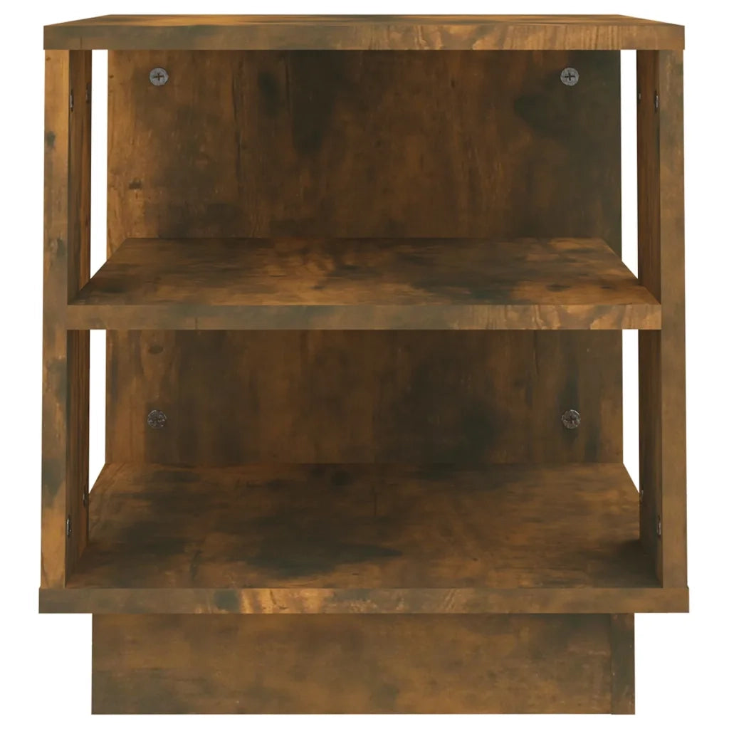 Tavolino da Salotto Rovere Fumo 40x40x43 cm Legno Multistrato cod mxl 63093