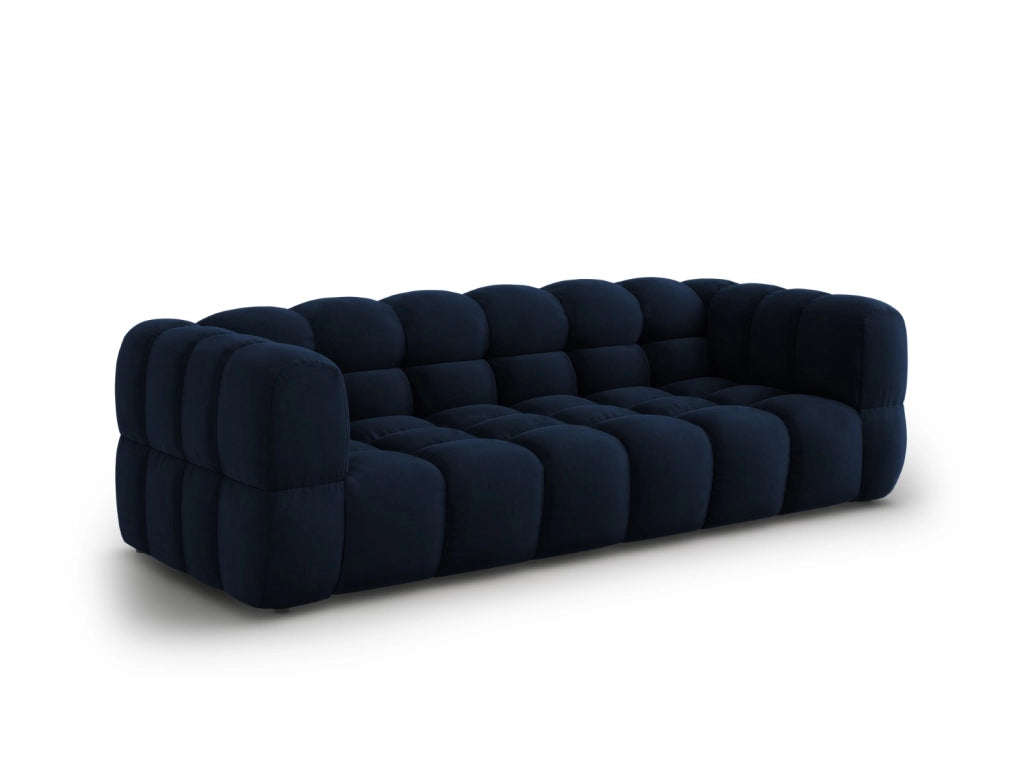 Cosmopolitan Design - Divano modulare "Sky" 4 posti in velluto blu reale 