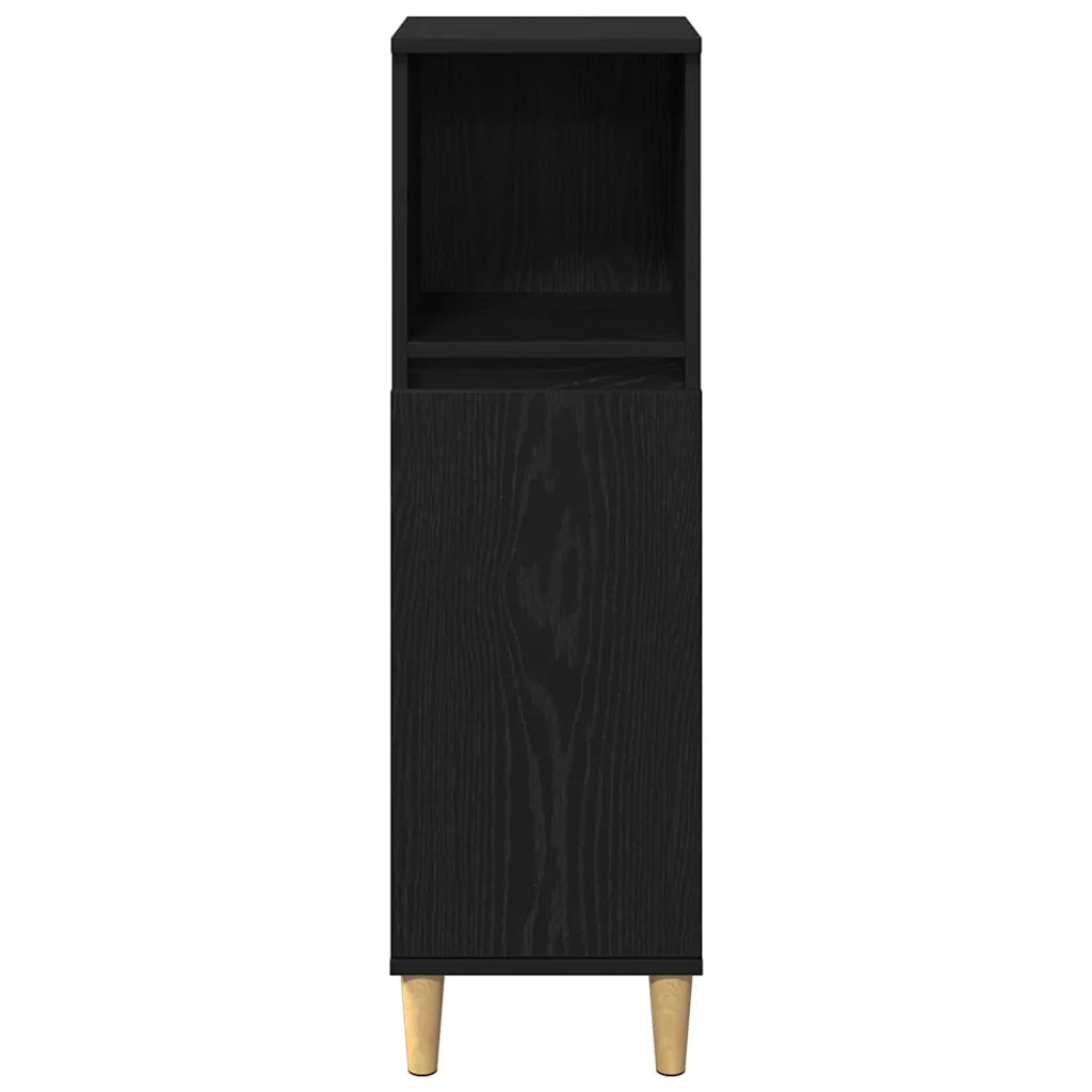 Set di mobili per il bagno 3 pcs Nero Legno multistrato 3332584