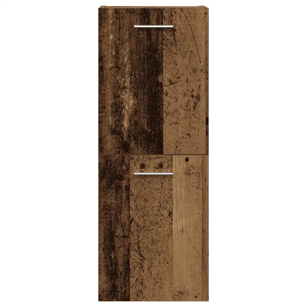 Set Mobili da Bagno 4 pz Legno Antico in Legno Multistrato 3328589