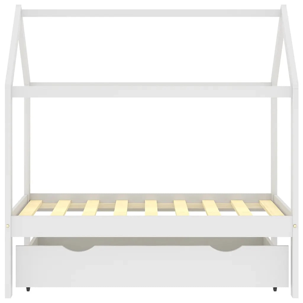 Giroletto per Bambini Cassetto Bianco in Pino Massello 70x140cm 322139