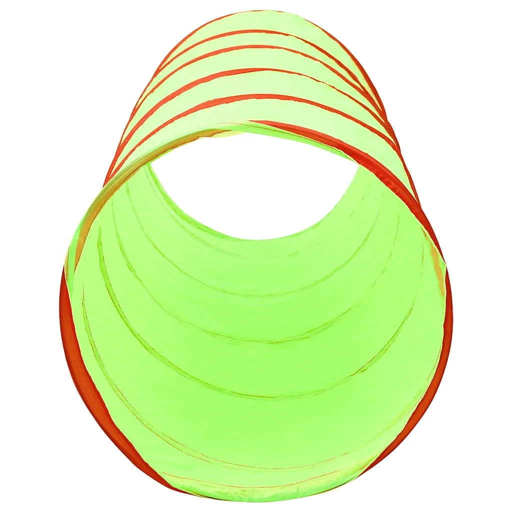 Tunnel da Gioco per Bambini 250 Palline Verde 175 cm Poliestere 3107759
