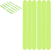 Segnale di Emergenza a Luce Nera per Scale, Pareti e Gradini (6 Strisce Luminose Verde)