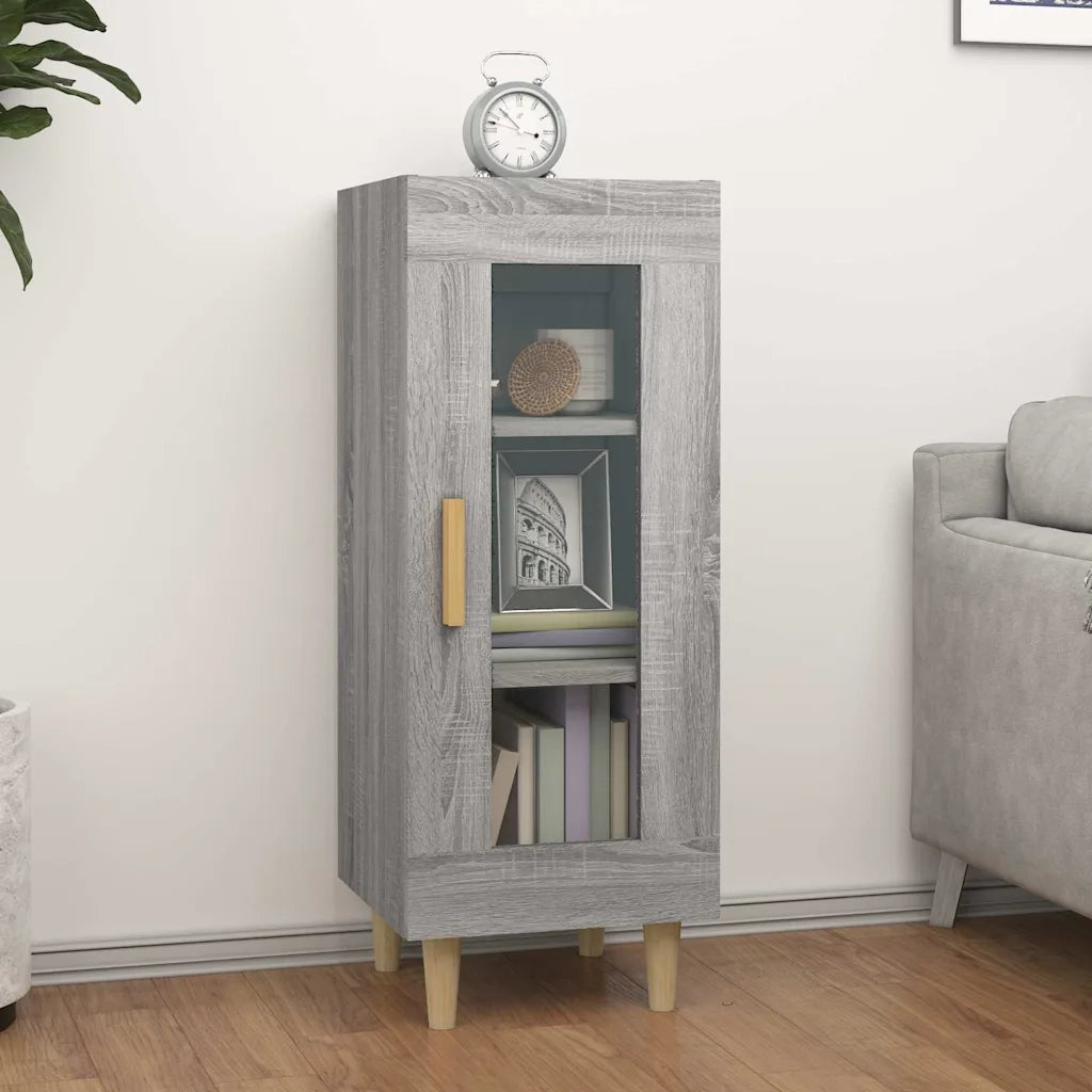 Credenza Grigio Sonoma 34,5x34x90 cm in Legno Multistrato 817427