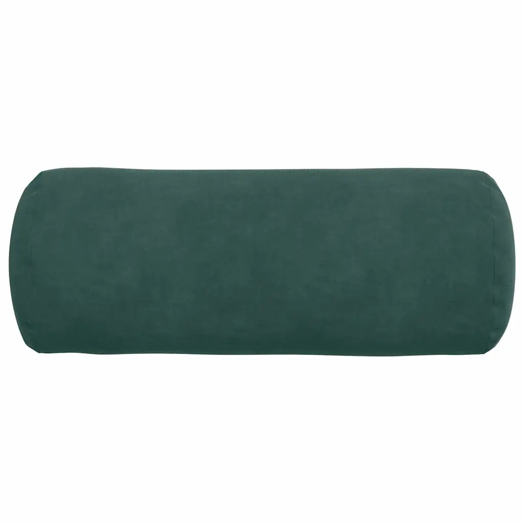 Cuscini a rullo 2 pz | Cuscini per sedie Verde Scuro ? 15 x 40 cm Tessuto in Cords