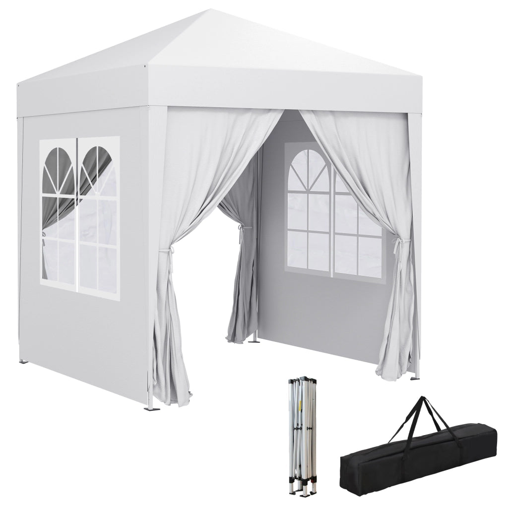Tonnelle da giardino pieghevole ¨C zephmum ¨C bianco 200x200 cm