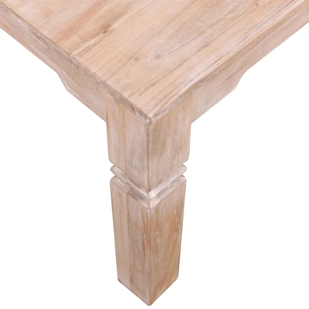 Tavolino da CaffÃ¨ in Legno Massello di Acacia 60x60x45 cm cod mxl 64613