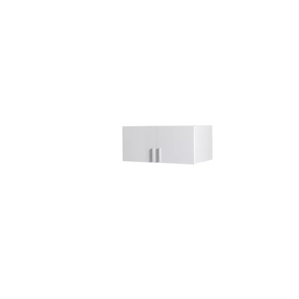 Sopralzo per armadio FLEX – 2 porte – Bianco lucido – 92×40×54 cm