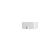 Sopralzo per armadio FLEX – 2 porte – Bianco lucido – 92×40×54 cm