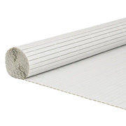 Recinzione da Giardino | Recinzione da cortile Bifacciale Bianca 1,8x5 m in PVC
