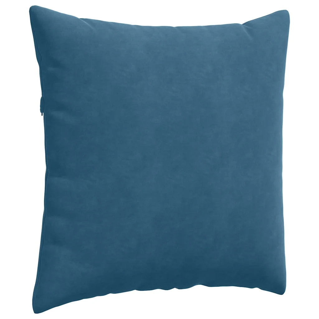 Cuscini da Divano 2 pcs Blu 80 x 80 cm Tessuto in Cords 42014056