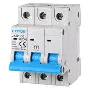 Interruttore Magnetotermico Automatico 3P 40A 6000A 220V 380V Salvavita Stotz Occupa 3 Moduli DIN