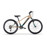 Bicicletta MTB da Ragazzo MBM District 24" con Cambio 7 Velocità-Beige