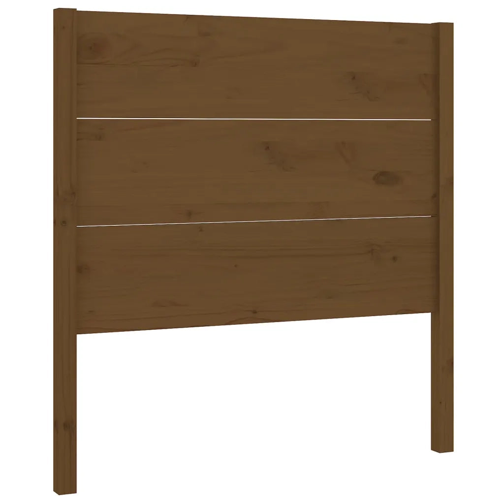 Testiera per Letto ambra 106x4x100 cm in Legno Massello di Pino 818708