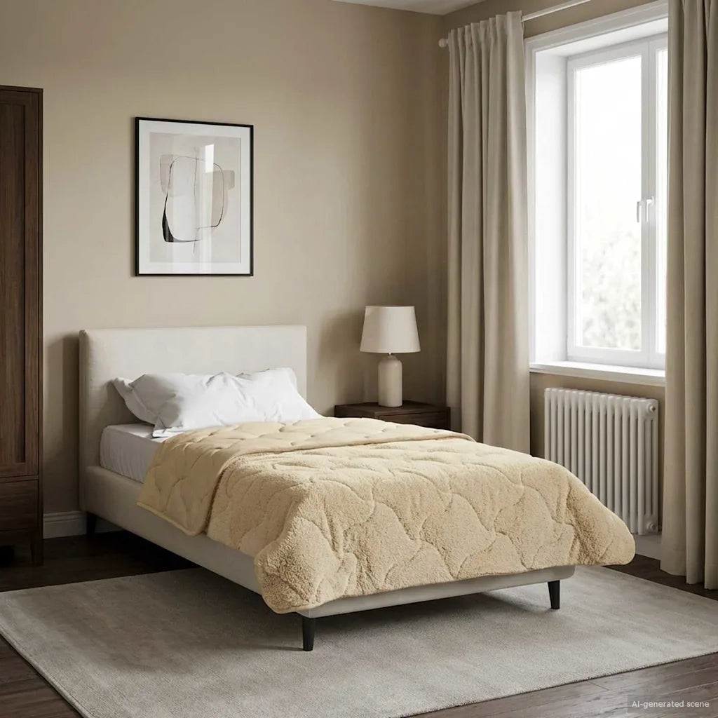 Piumone Completo Annuale Trapuntato Crema 155 x 220 cm