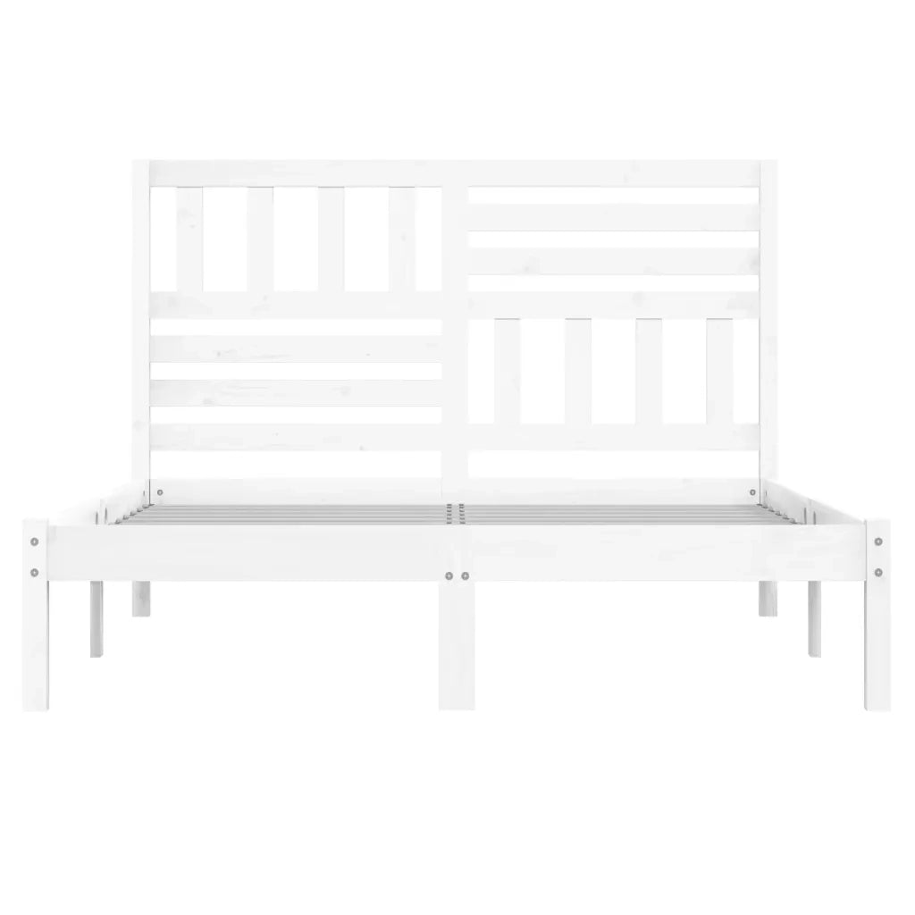 Giroletto Bianco in Legno Massello di Pino 120x200 cm 3101019