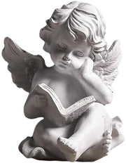 Decorazione per interni/esterni - Figura ornamentale realistica - Dimensioni 9 x 8 x 10,5 cm - Materiale resistente per un uso prolungato