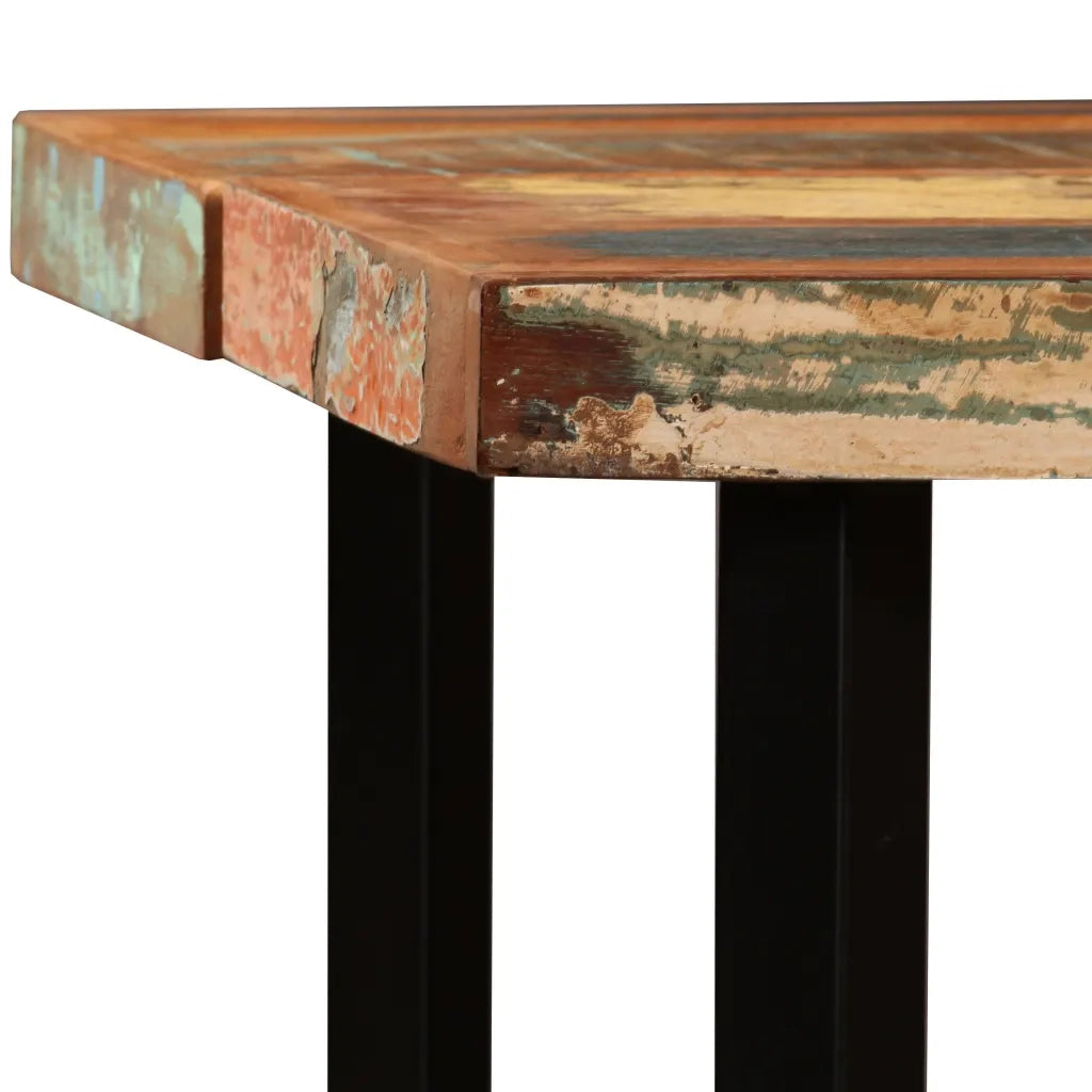 Tavolino da Bar in Legno Massello di Recupero 150x70x107 cm 245441