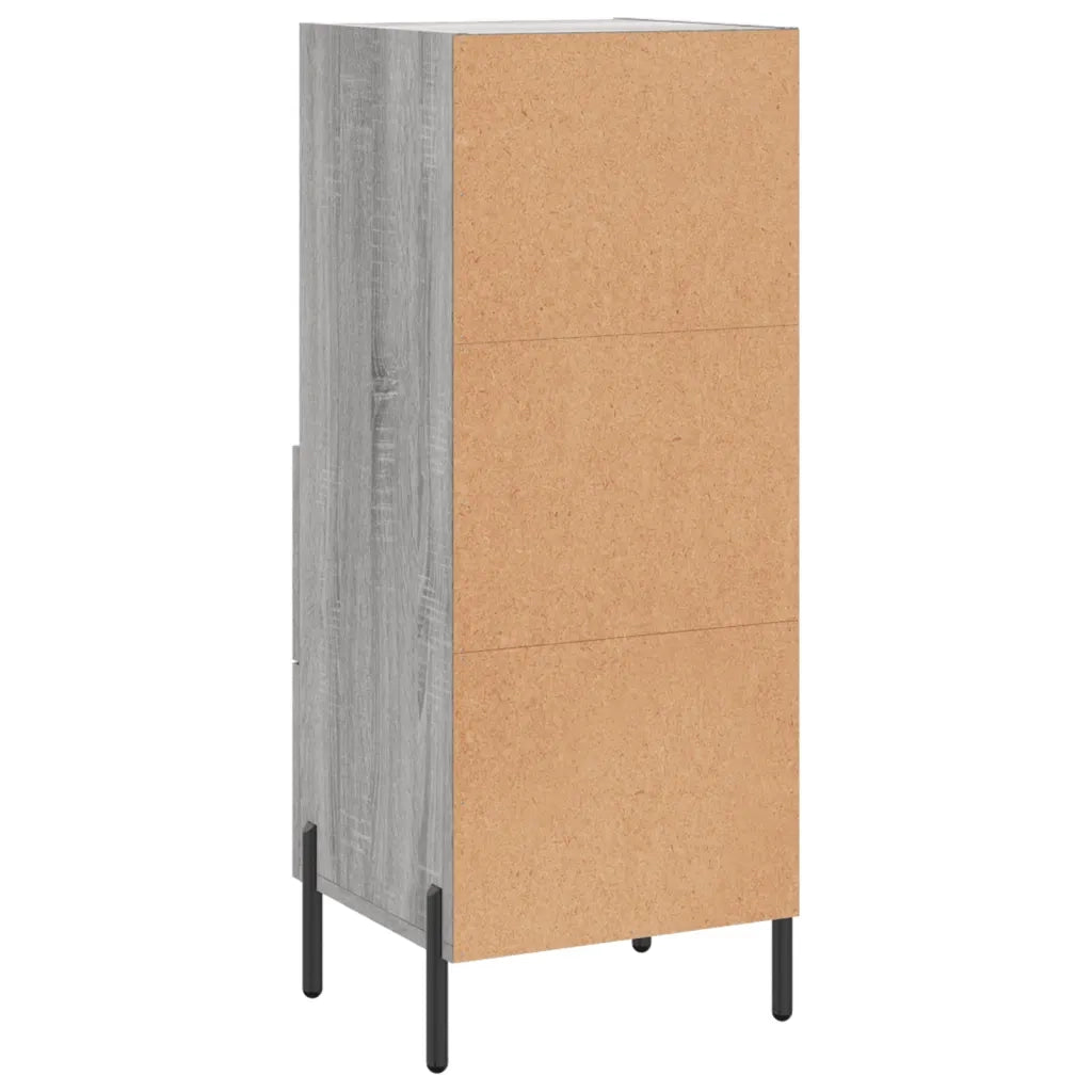 Credenza Grigio Sonoma 34,5x34x90 cm in Legno Multistrato 828682