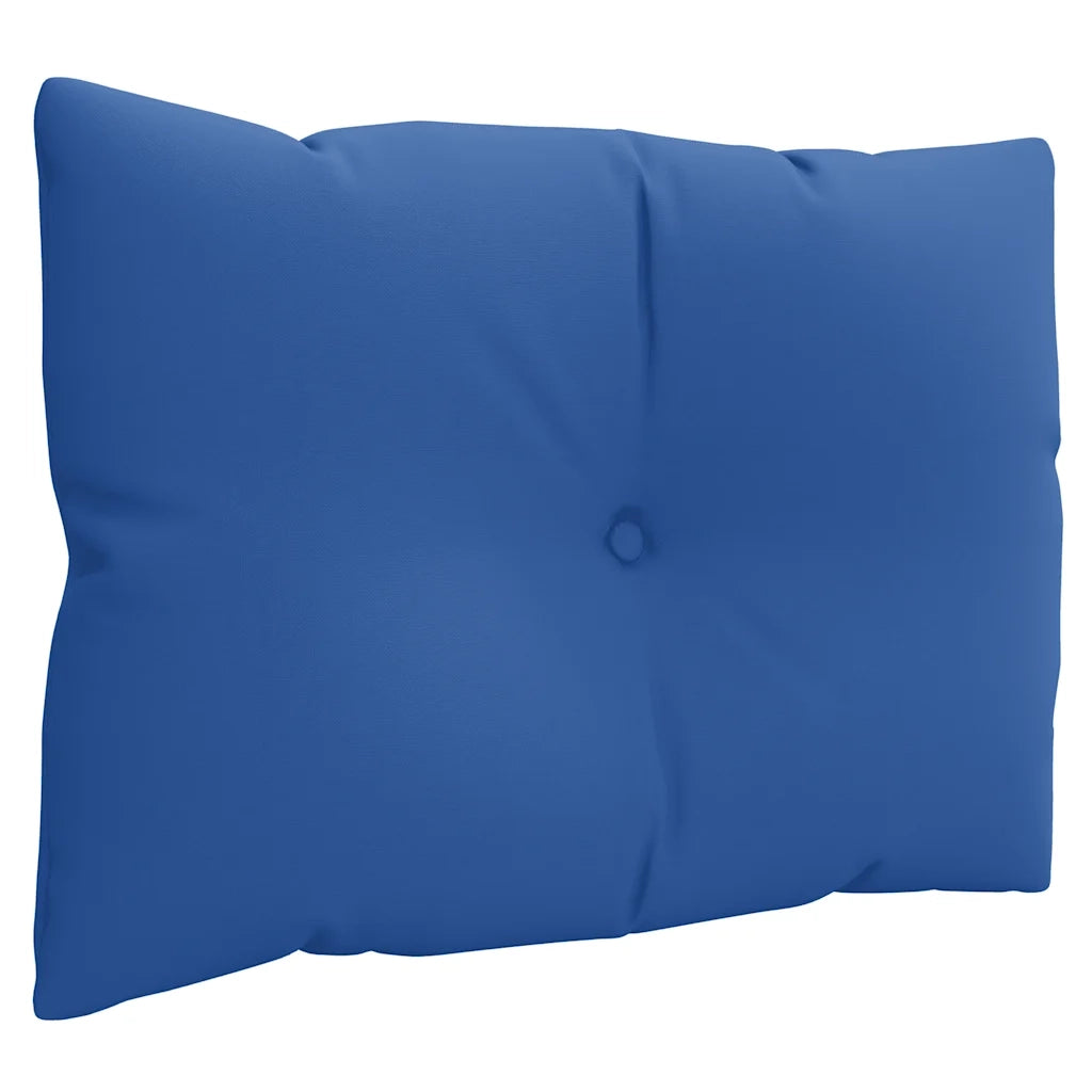 Cuscini per Pallet 3 pz Blu Reale in Tessuto 360866
