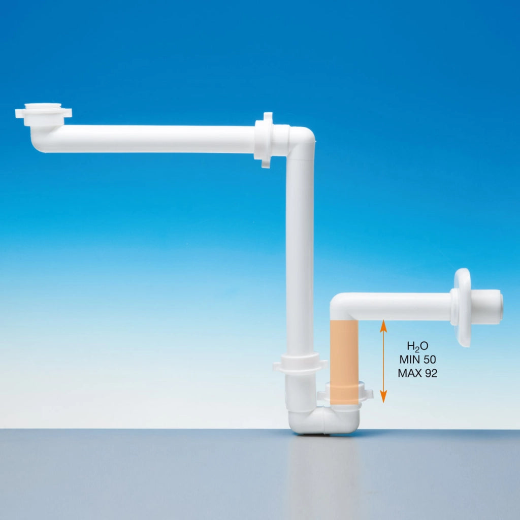 SIFONE SALVASPAZIO PER LAVABO CONSOLLE  11/4 x 32÷40     LIRA