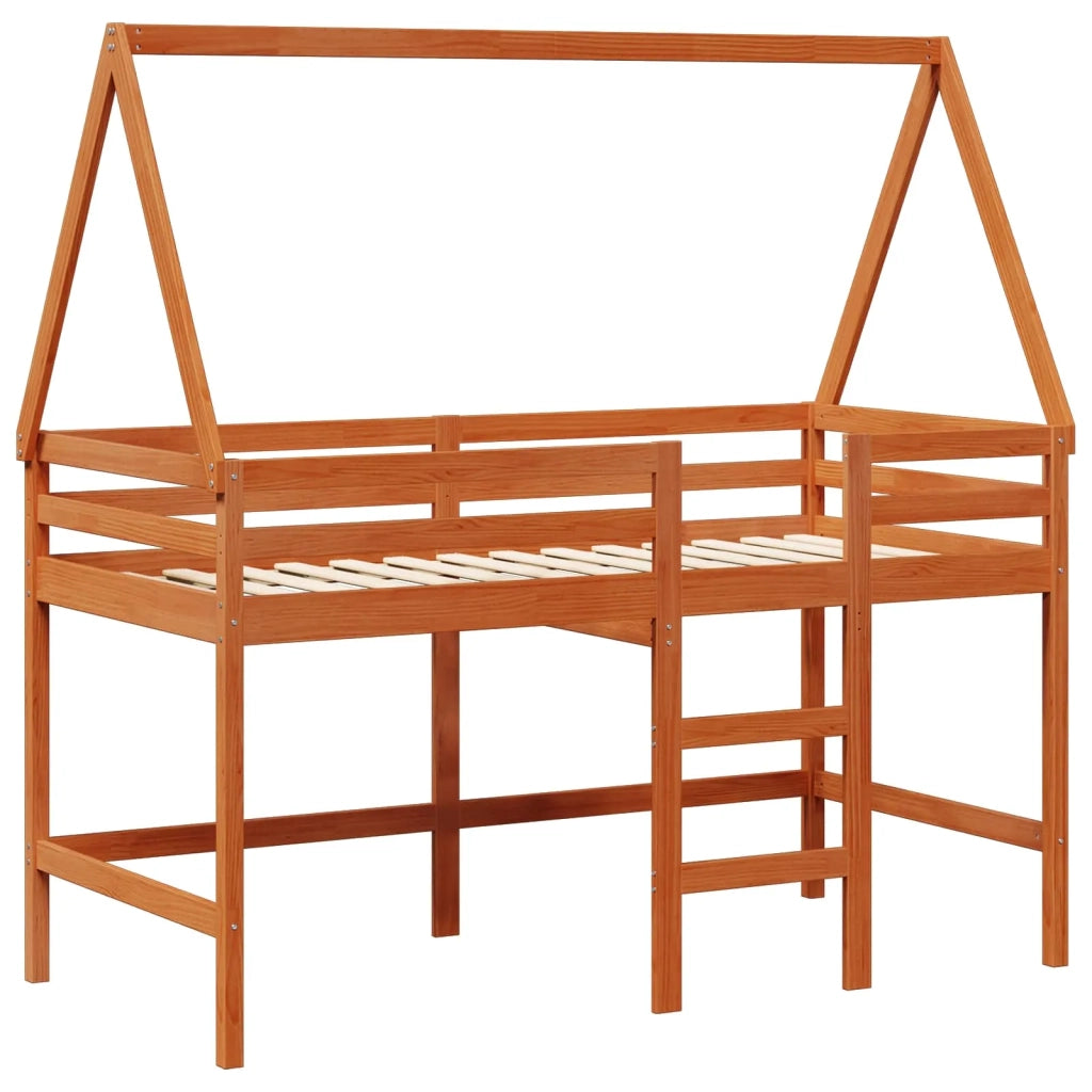 Struttura per letto soppalco Marrone Cera 90 x 190 cm 3422711