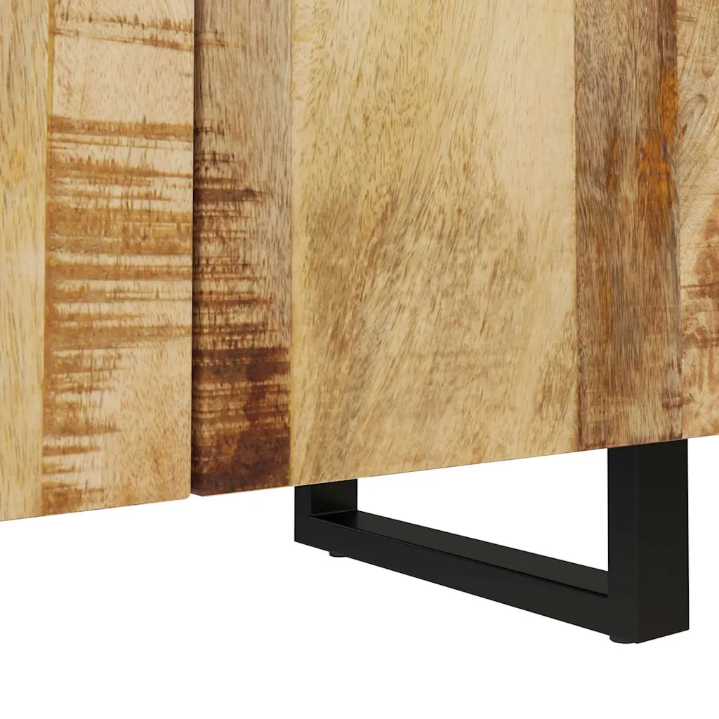 Credenza 60x33x75 cm in Legno Massello di Mango 345226