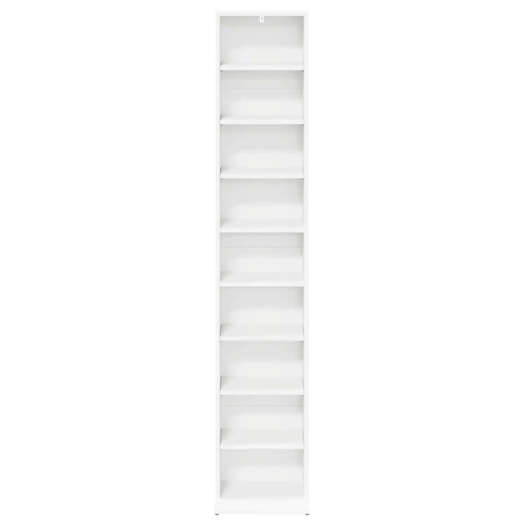 Mobile per CD Bianco 33 x 23,5 x 175 cm Legno ingegnerizzato 8012642