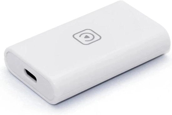 Adattatore CarPlay wireless per CarPlay OEM e Android Auto collegabile - Dongle universale Plug and Play - Carplay Dongle bianco