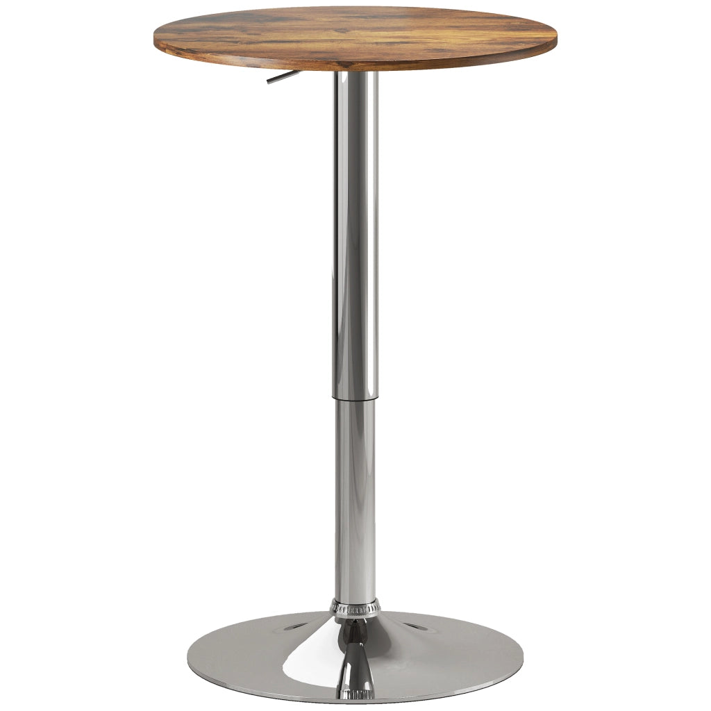 Tavolo bar regolabile 67-93 cm ¨C Xylo ¨C Piano girevole 360¡ã marrone